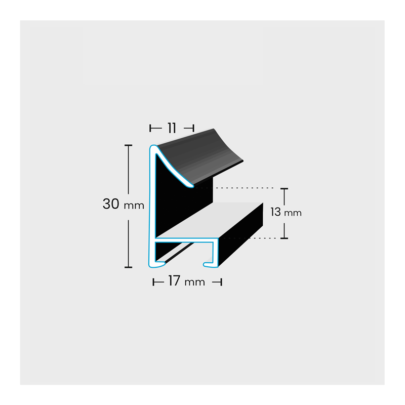 Aluminiumrahmen ALU B