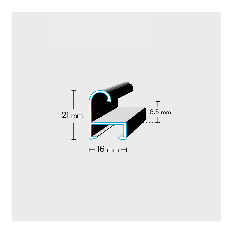 Aluminiumrahmen ALU P